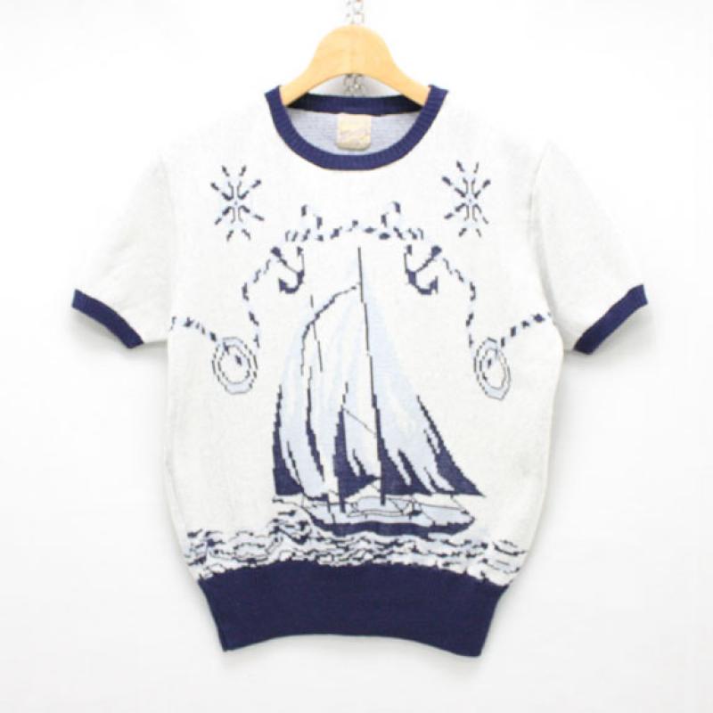 BELAFONTE RAGTIME SHIP PLAY SHIRTS:NATURALLT BLUENAVY !!