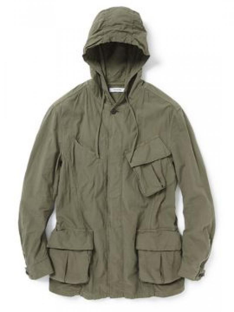 nonnative / TROOPER HOODED JACKET COTTON RIPSTOP OVERDYED 