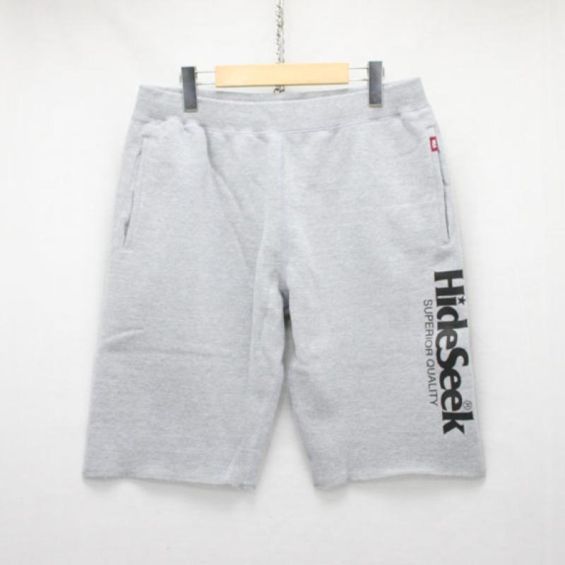 HIDE&SEEK Logo Sweat Pants:H-GRAY !!