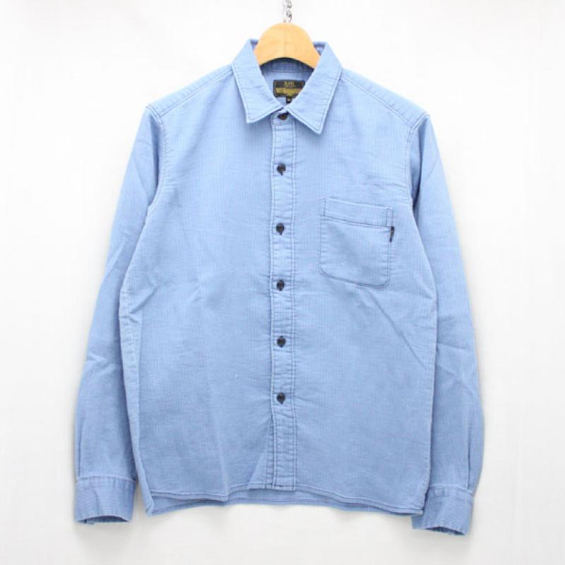 RATS PIQUE WORK SHIRT:BLUE !!