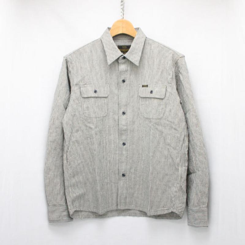 RATS HICKORY TRIPLE STITCH SHIRT:INDIGO !!