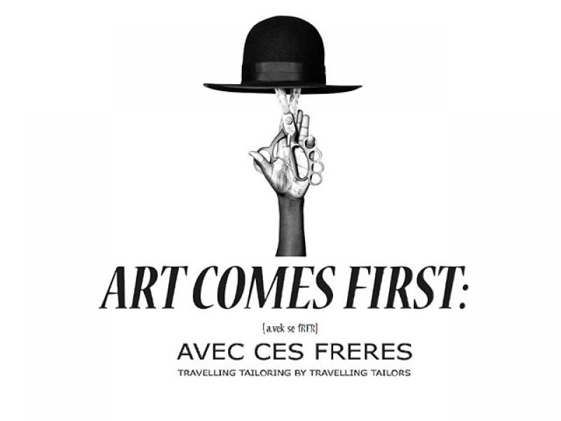 AVEC CES FRES // ART COMES FIRST NEW BRAND START!!