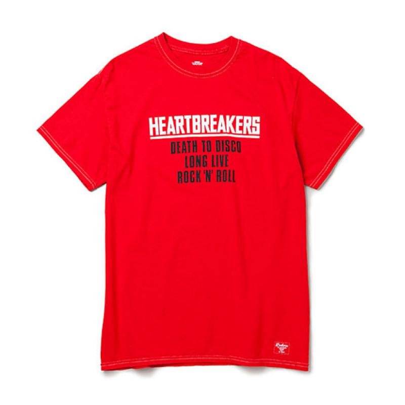 BEDWIN S/S PRINT T "QUARTET":RED !!