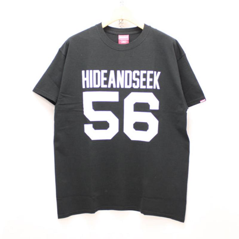 HIDE&SEEK Football S/S Tee:BLACK !!