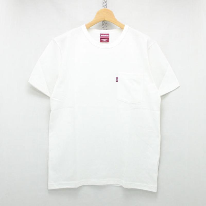 HIDE&SEEK Pocket S/S Tee (16ss):WHITE !!