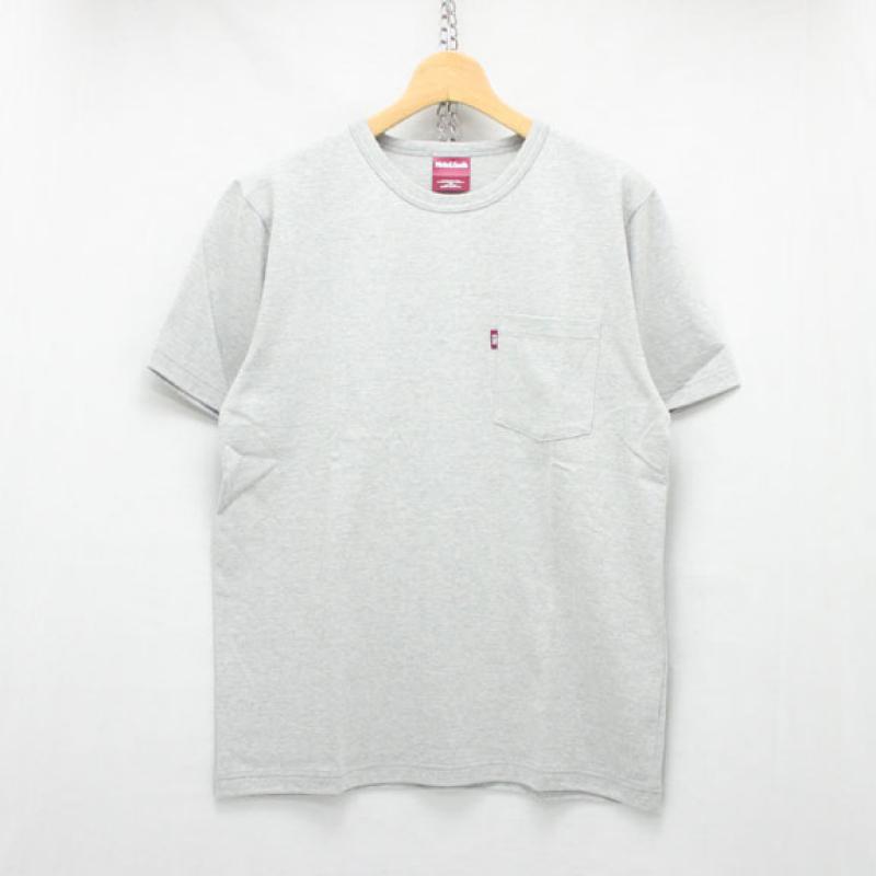 HIDE&SEEK Pocket S/S Tee (16ss):H-GRAY !!