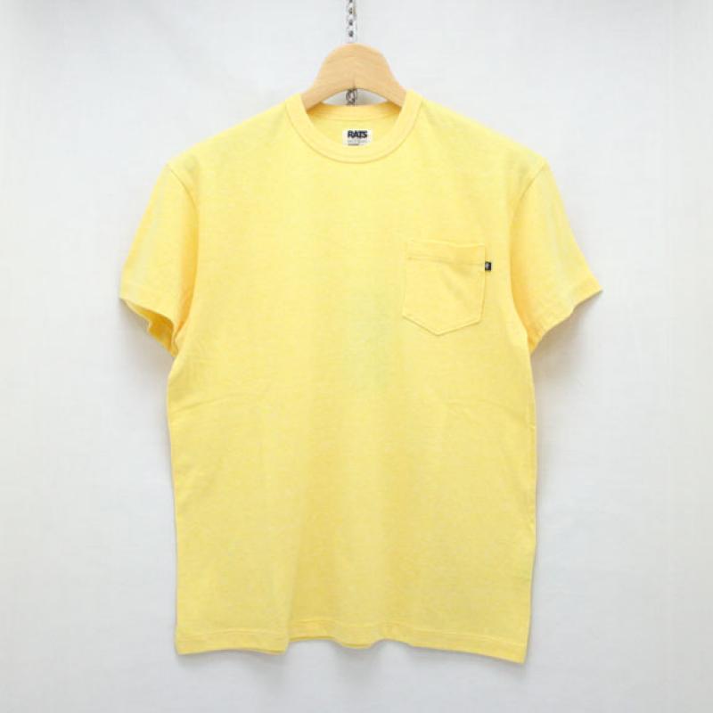 RATS TOP POCKET T-SHIRT:YELLOW !!