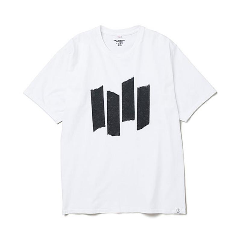 BEDWIN S/S PRINT T "KERNER":WHITE !!