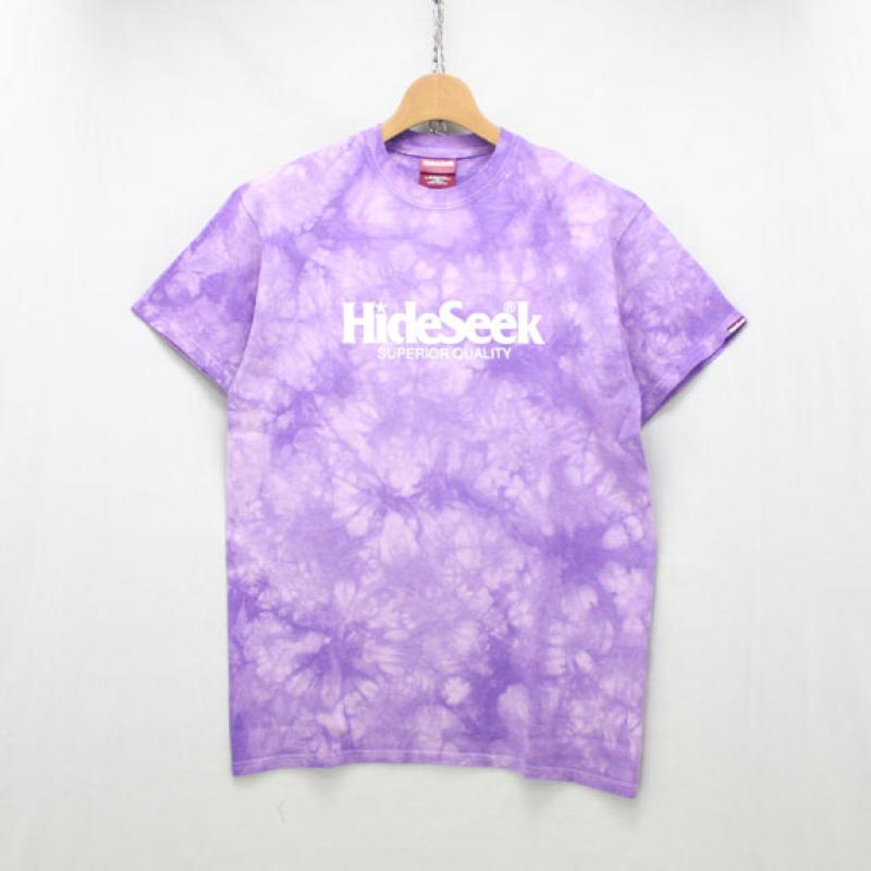 HIDE&SEEK Tiedye S/S Tee (16ss):PINKPURPLE !!