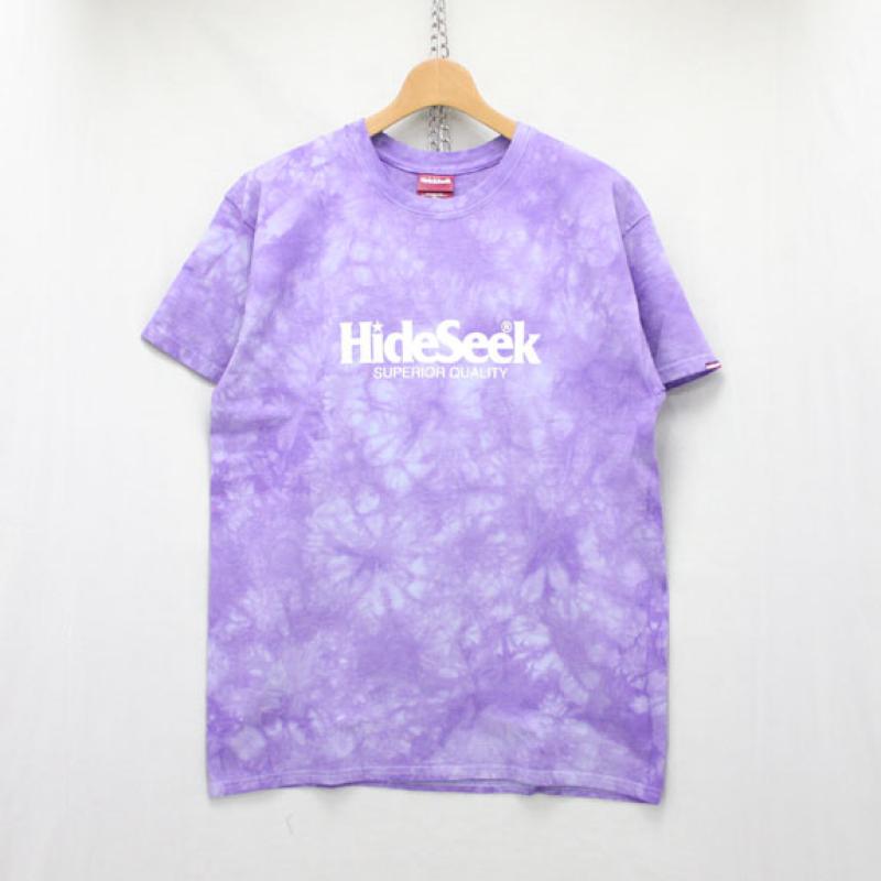 HIDE&SEEK Tiedye S/S Tee (16ss):BLUEPURPLE !!