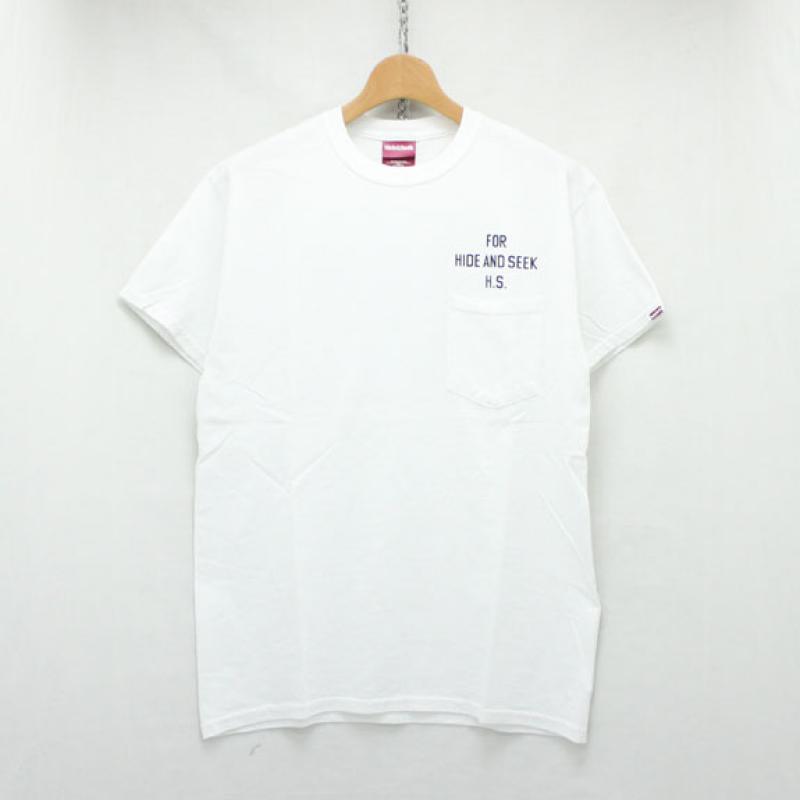 HIDE&SEEK PERFECT DAY Pocket Tee:WHITE !!