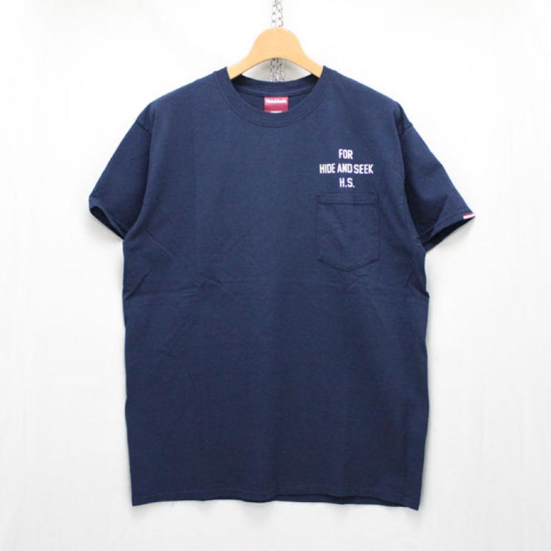 HIDE&SEEK PERFECT DAY Pocket Tee:NAVY !!