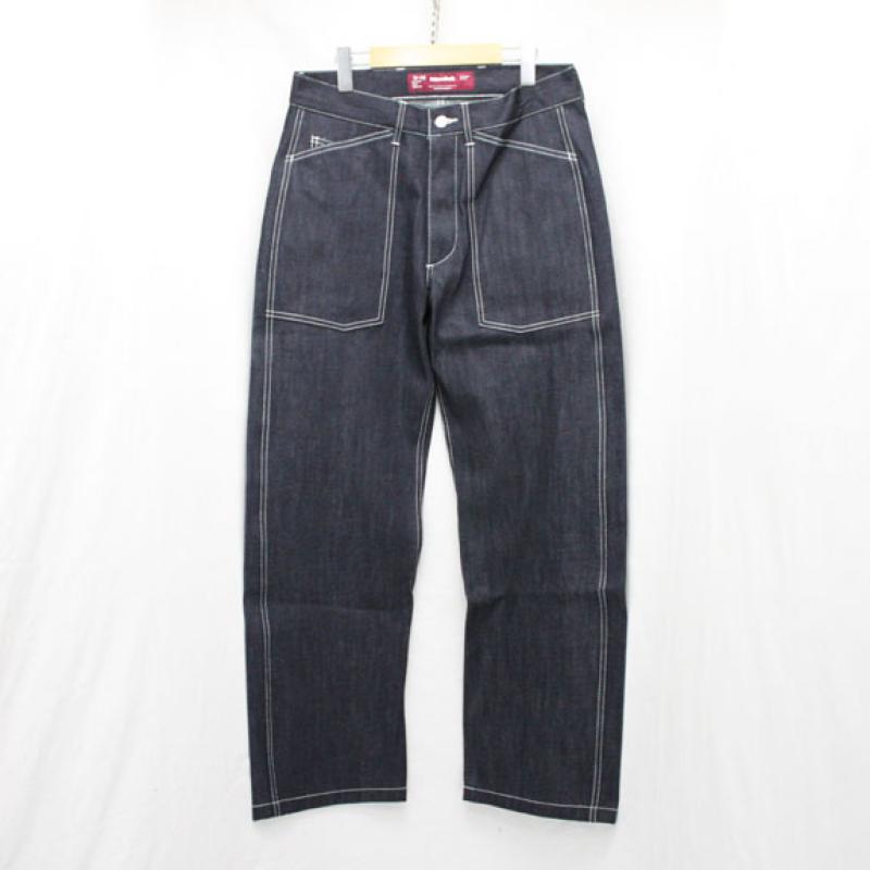 HIDE&SEEK Fatigue Denim Pants (16ss):INDIGO !!