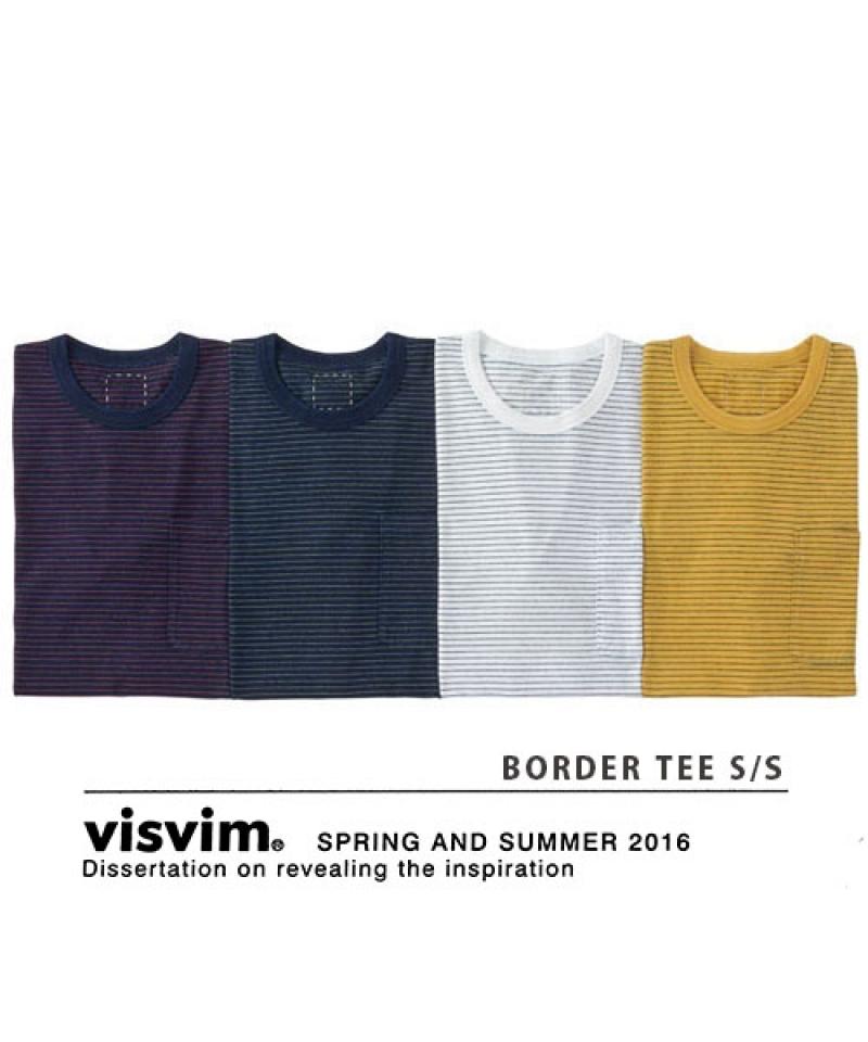 visvim SPRING-SUMMER 2016/BORDER TEE S/S 