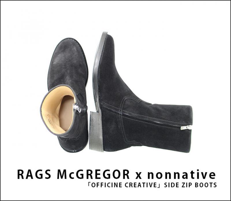 Rags McGREGOR xnonnative SIDE ZIP BOOTS 