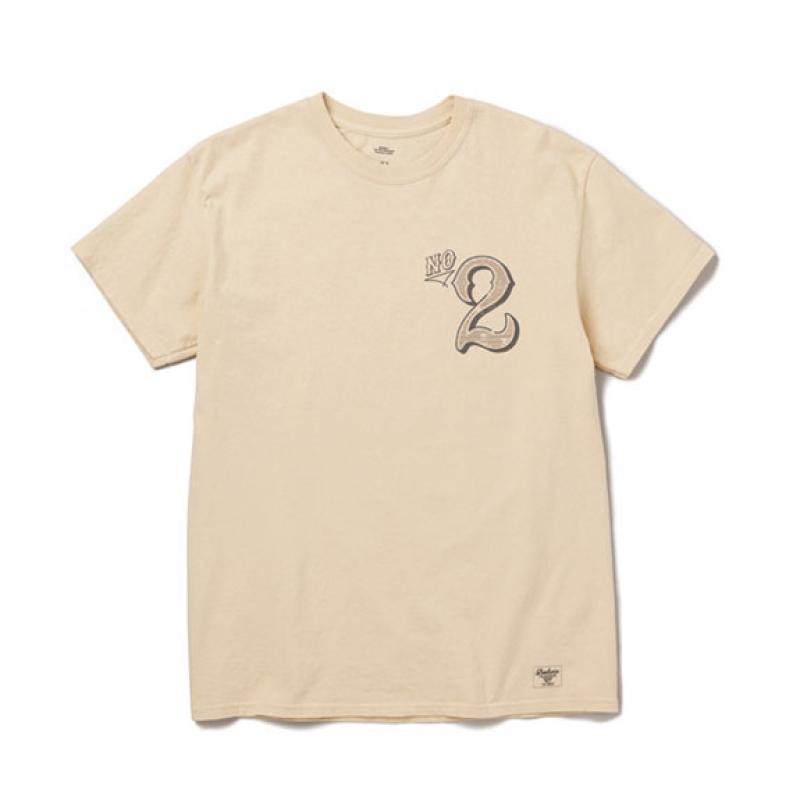 BEDWIN S/S PRINT T "LEONE":CREAM !!