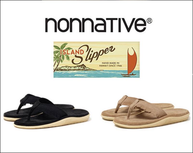 nonnative / RANCHER SANDAL COW SUEDE by ISLAND SLIPPER 