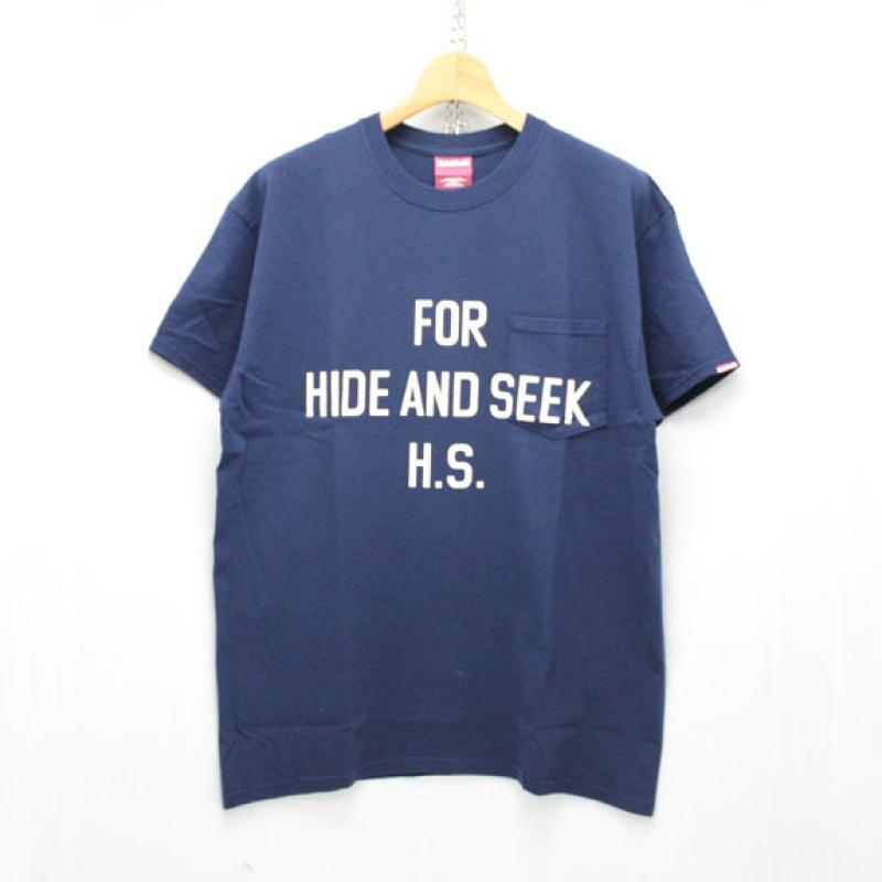 HIDE&SEEK For H.S. Pocket S/S Tee (16ss):NAVY !!