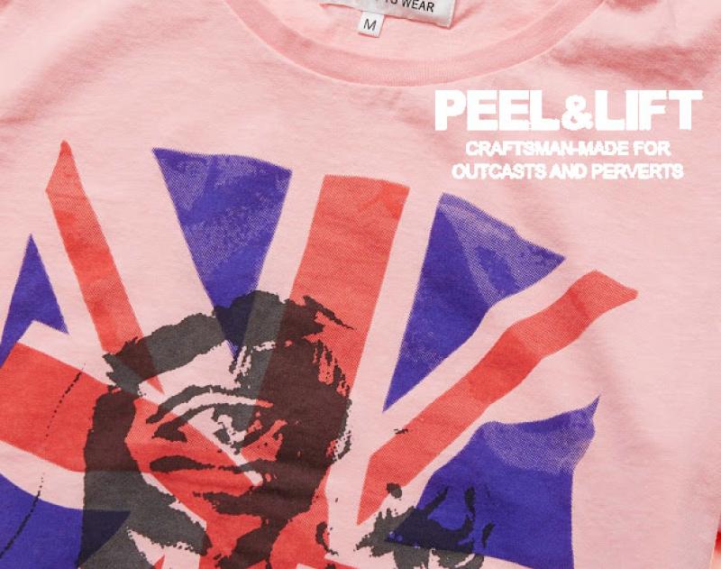 PEEL&LIFT/slave flag tee