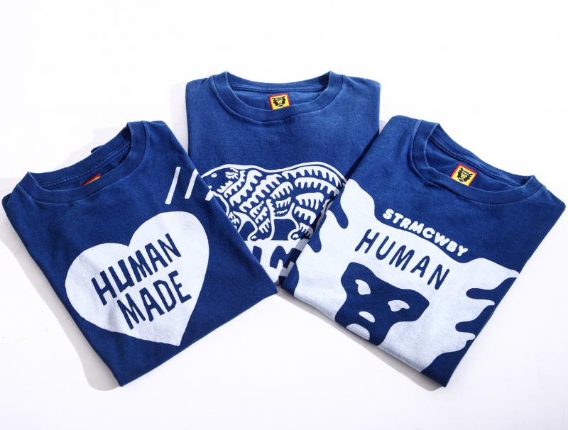 HUMAN MADE / INDIGO T-SHIRT