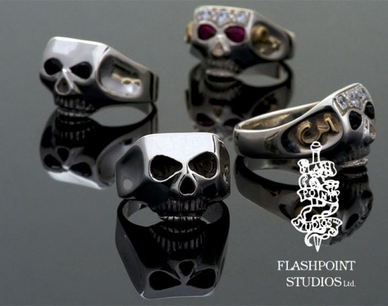 <FLASH POINT>JIM SKULL RING