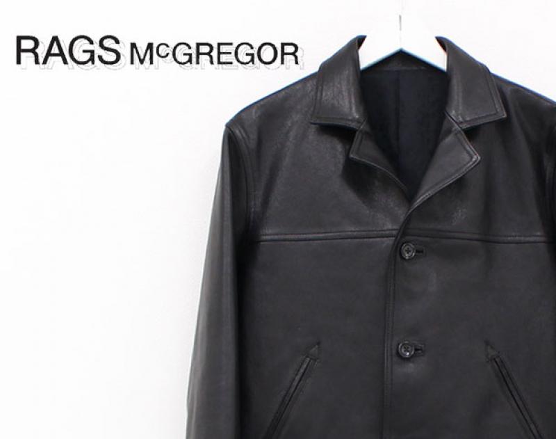 Rags McGREGOR / 4 BOTTONS LEATHER JACKET 