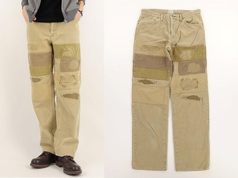 REVIVAL 90% PRODUCT Varde77PACTHWORK CORDUROY PANTS / ѥåǥѥ(35,424)