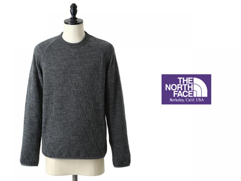  THE NORTH FACE PURPLE LABEL  Quilting Wool Knit Sweater