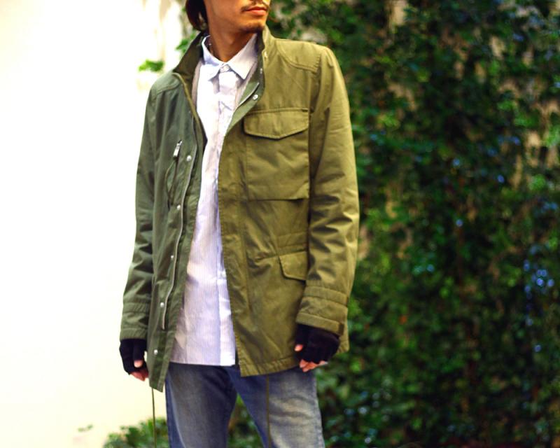  nonnative / TROOPER JACKET COTTON ARMY CLOTH WITH "WINDSTOPPER®" 2L SOLID 