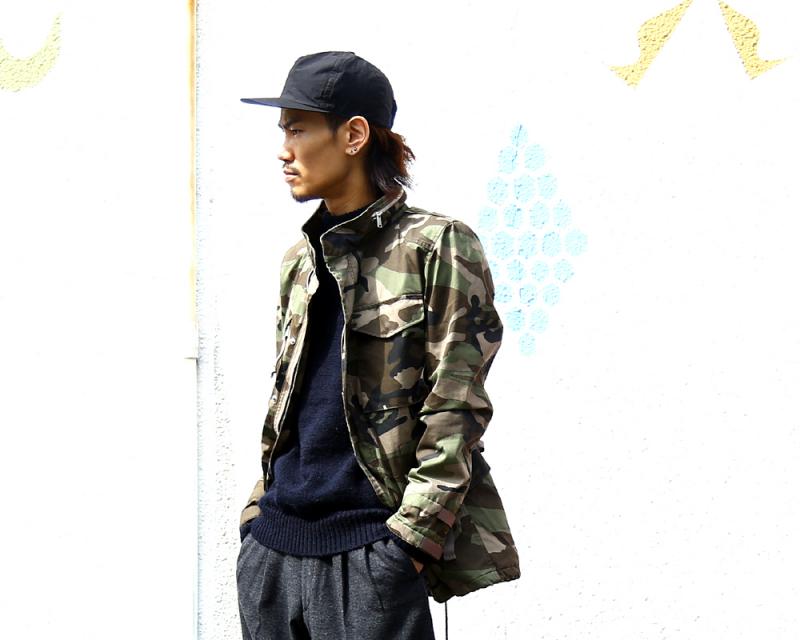  nonnative / TROOPER JACKET COTTON ARMY CLOTH WITH "WINDSTOPPER®" 2L CAMO 