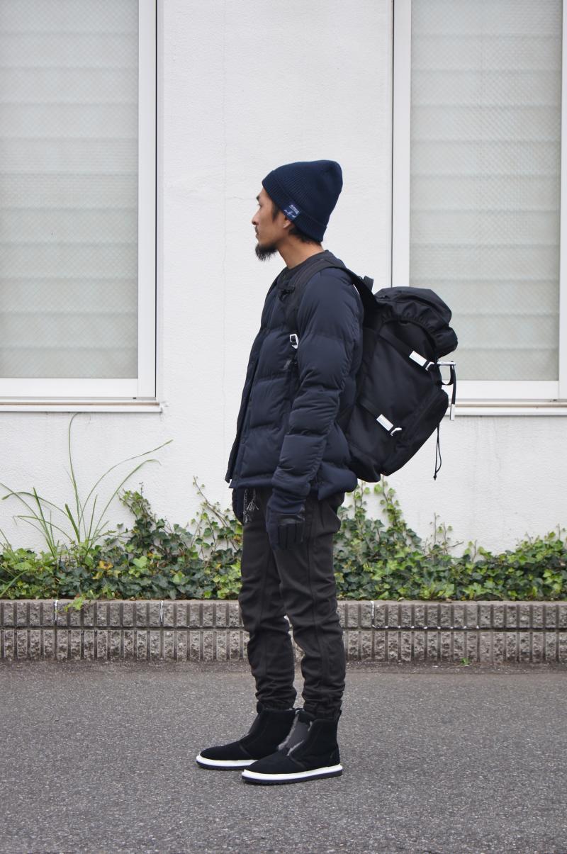 White Mountaineering - Navy & Black Winter Style.