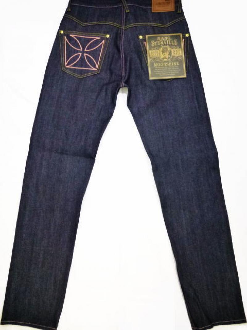 GANGSTERVILLE(󥰥)THUG-DENIM "IRONCROSS" SLIM