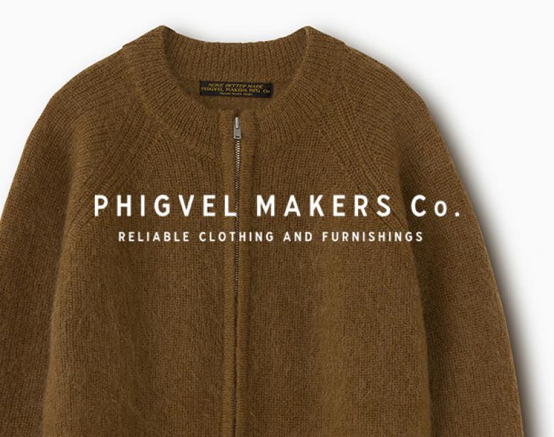 PHIGVEL / ƥ "MOHAIR ZIP KNIT"