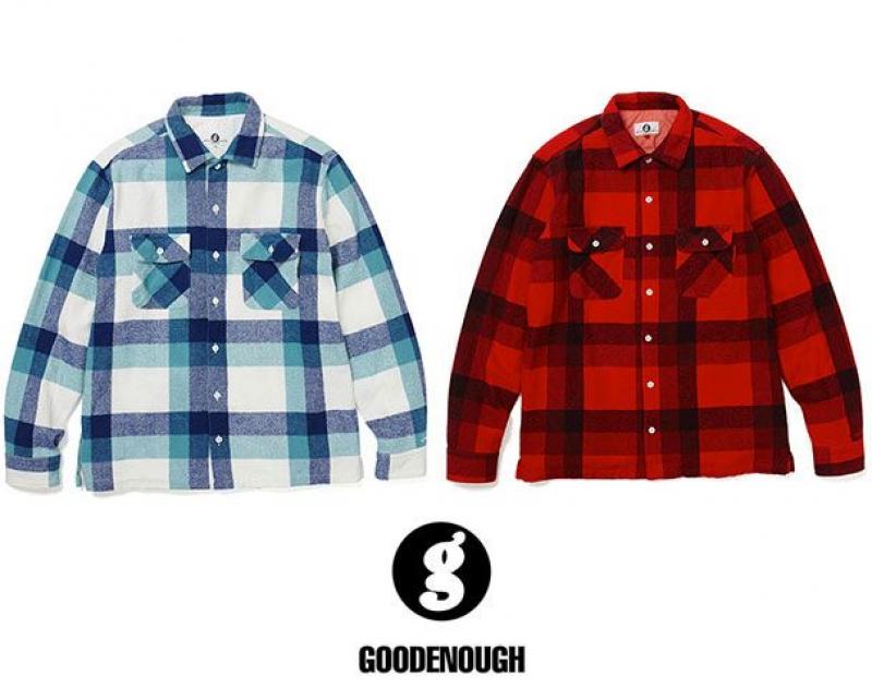 GOODENOUGH / 2016-2017 A/W GE FLANNEL SHIRT¾