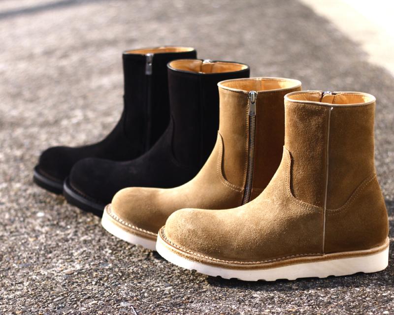  nonnative / FARMER ZIP UP BOOTS COW SUEDE 