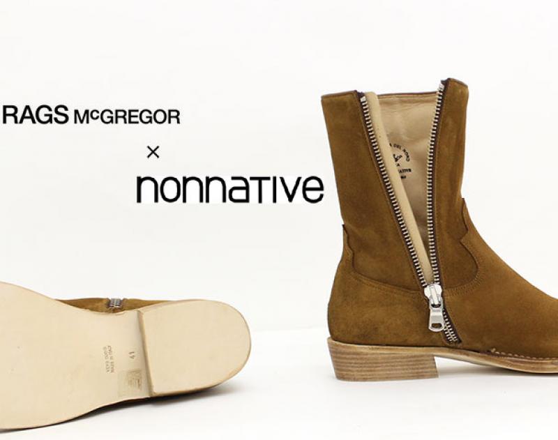 Rags McGREGOR x nonnative SIDE ZIP BOOTS 