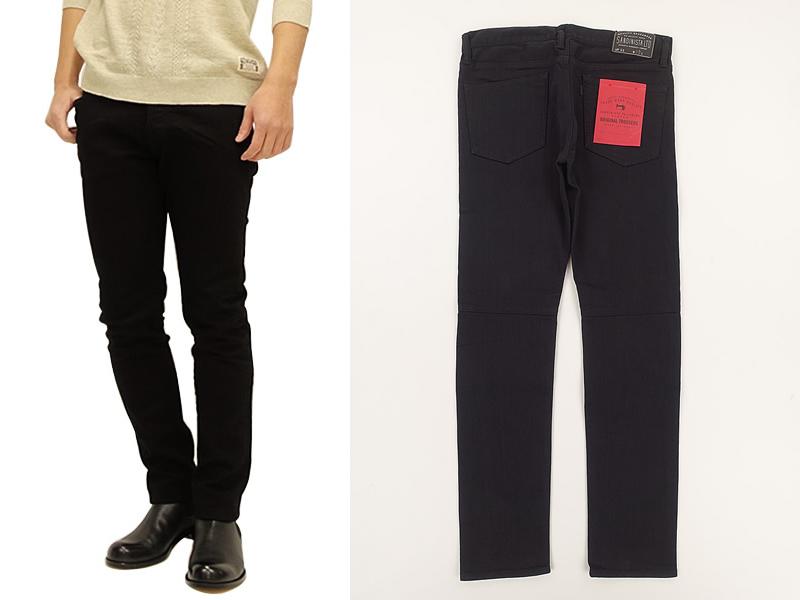 SANDINISTAB.C. Black Stretch Denim Pants - Skinny / ֥åˡǥ˥ѥ(18,360)