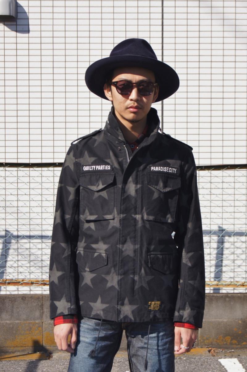 WACKO MARIA - M-65 STAR FIELD COAT.