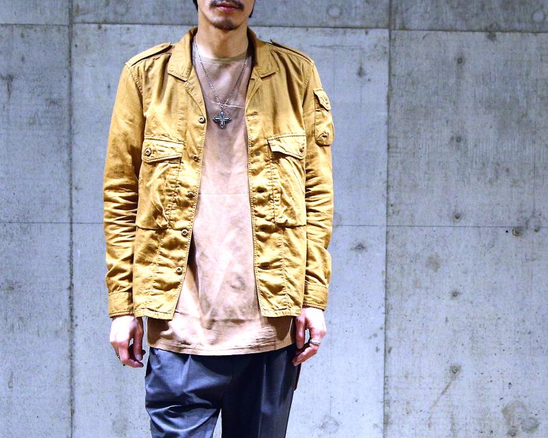  nonnative / ROAMER SHIRT C/S TWILL OVERDYED 