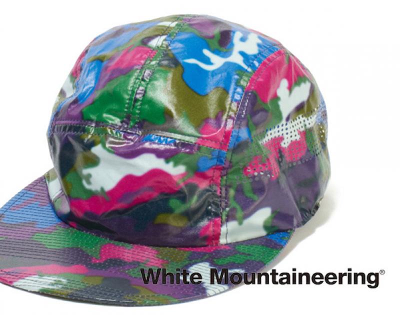 White Mountaineering / 奢ƥ "SPECTRUM CAMOUFLAGE PRINTED JET CAP"