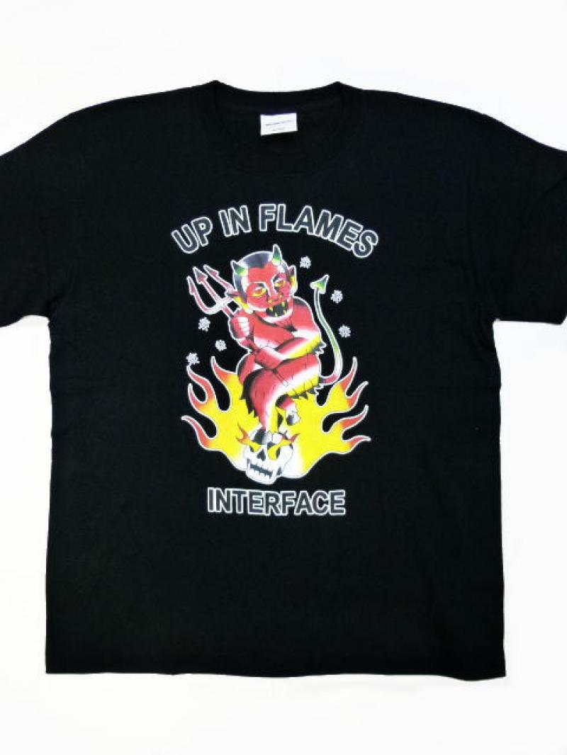 INTERFACE(󥿡ե)UP IN FLAMES TEE