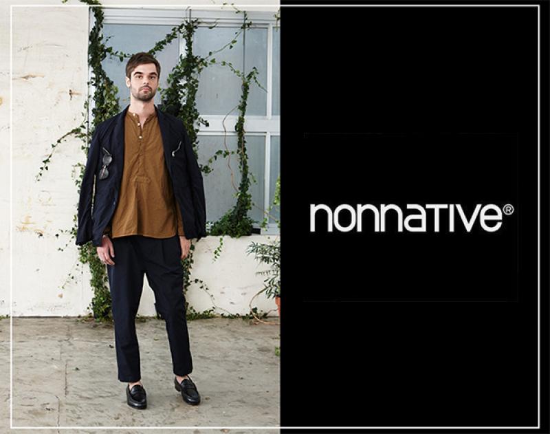 nonnative / 奢ƥ "TOURIST COAT COTTON HERRINGBONE OVERDYED"