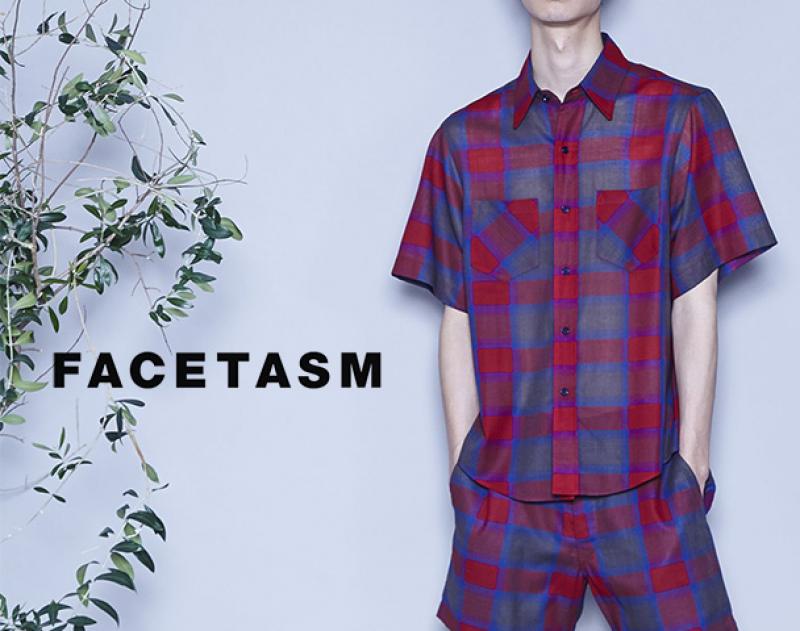 FACETASM / 奢ƥ "CHECK SHORT SLEEVE SHIRT"