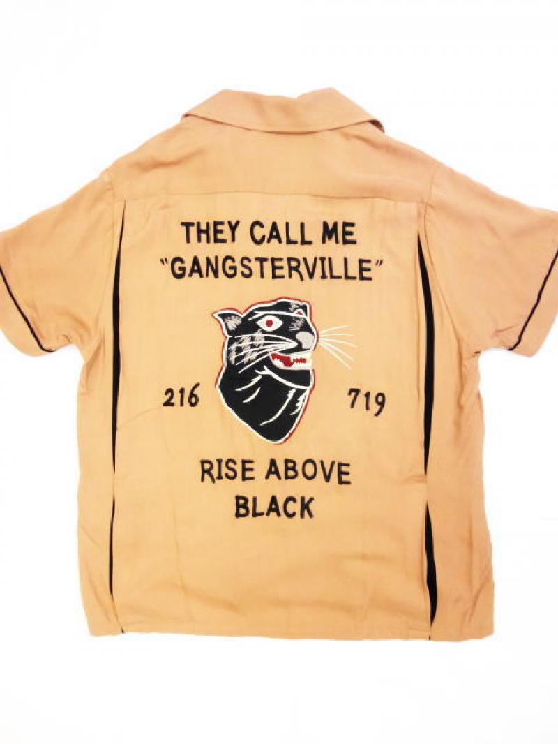 GANGSTERVILLE(󥰥)RISE ABOVE-BOWLING SHIRTS