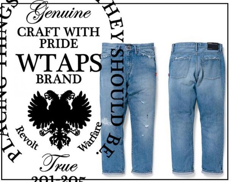 WTAPS / 奢ƥ "BLUES.SKINNY TROUSERS.COTTON.DENIM.TRASH"