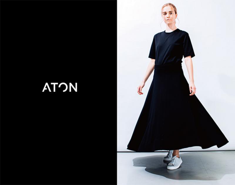 ATON / 奢ƥ "SUVIN KANOKO POLO DRESS"