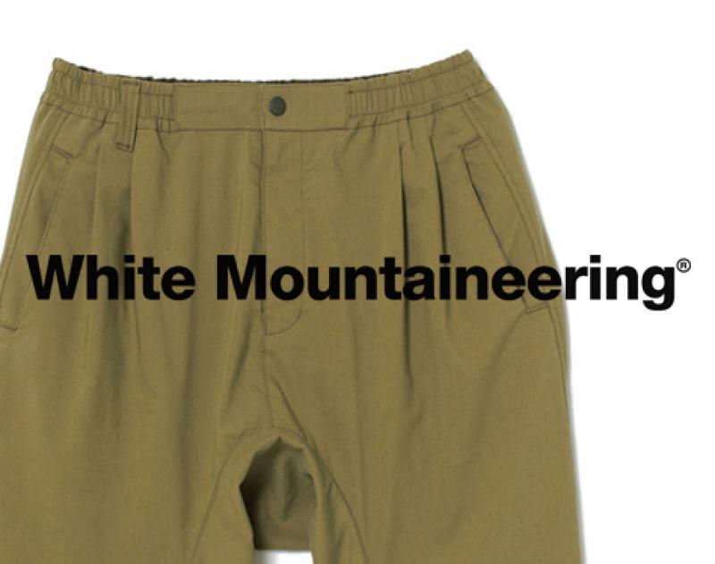 White Mountaineering / 奢ƥ "STRETCH SARROUEL SHORT PANTS"