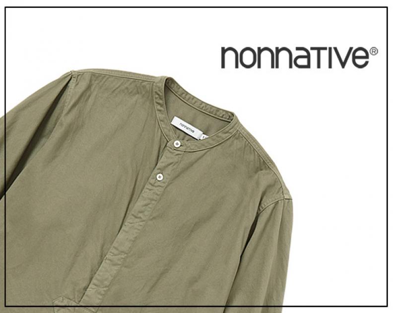 nonnative / ƥ "MASTER PULLOVER SHIRT Q/S COTTON TWILL OVERDYED"