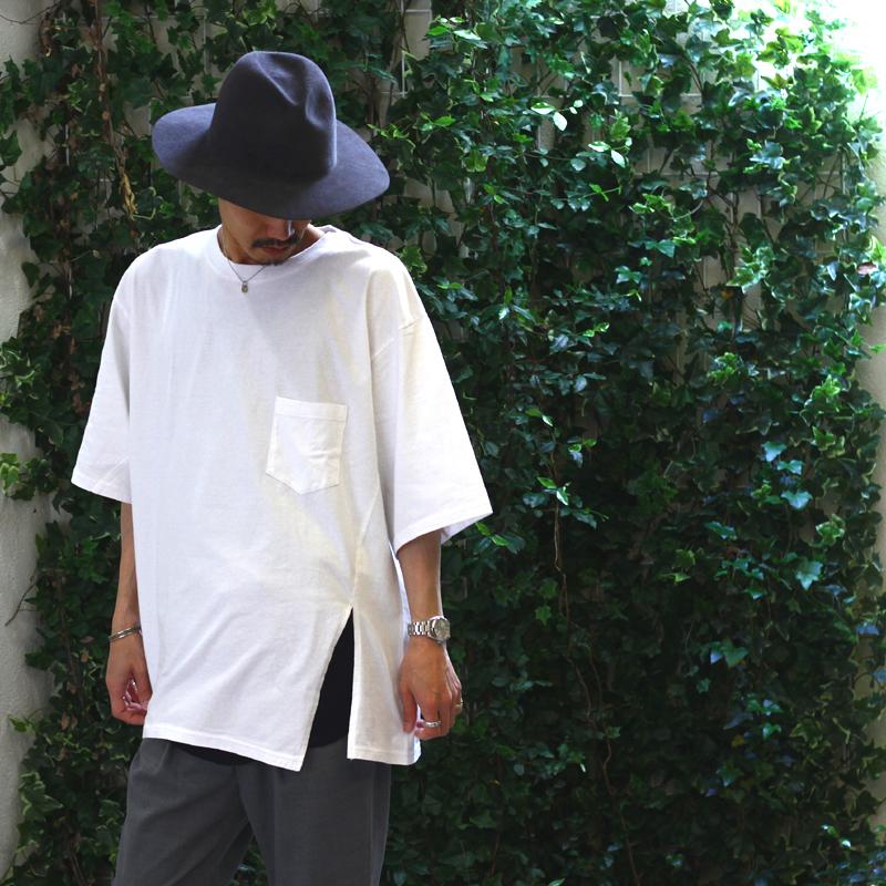  UNUSED / Big slit tee 