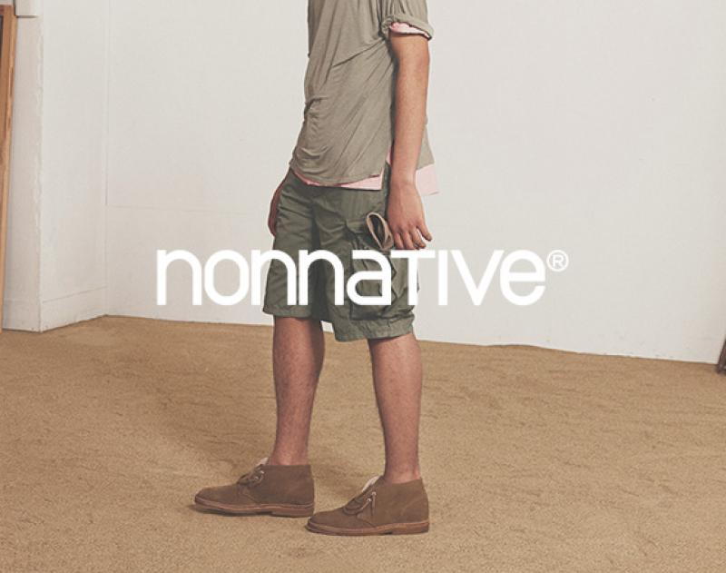 nonnative / ƥ "TROOPER SHORTS COTTON TWILL OVERDYED"